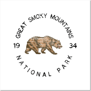 Great Smoky Mountains National Park USA Adventure Posters and Art